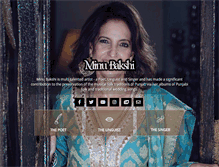 Tablet Screenshot of minubakshi.com